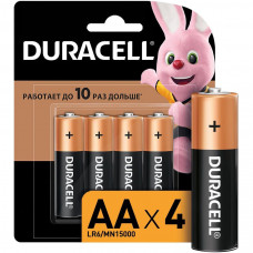 Элемент питания DURACELL Basic LR6 (АА) 4шт