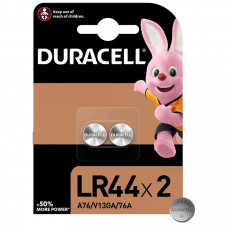 Элемент питания DURACELL LR44 2шт